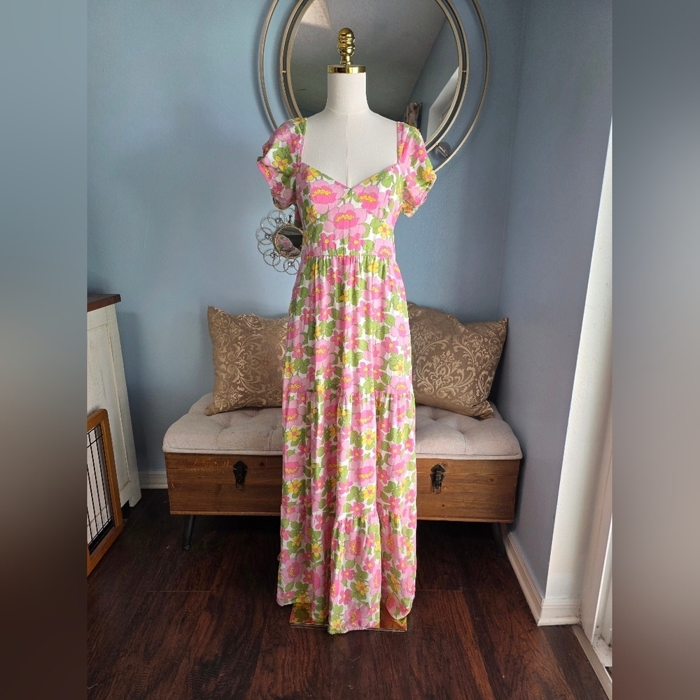Show Me Your MuMu Cathy Floral Maxi Dress